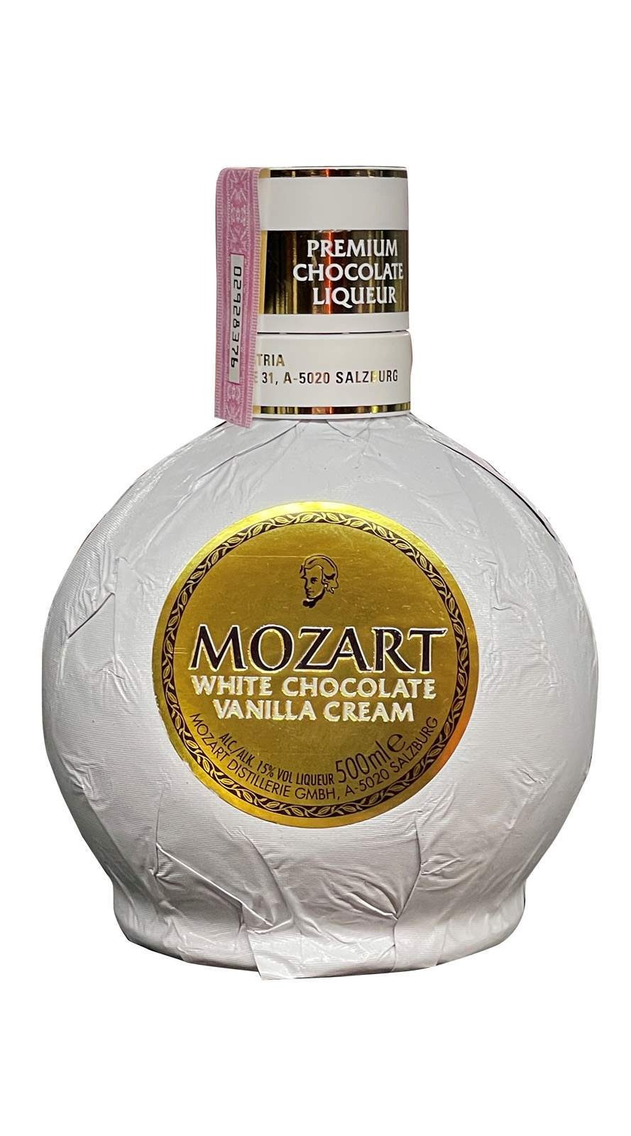 Mozart White Chocolate Vanilla Cream 0,5 L