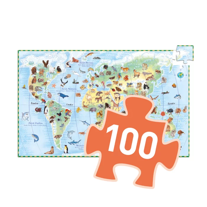 Edukativne puzzle Životinje svijeta