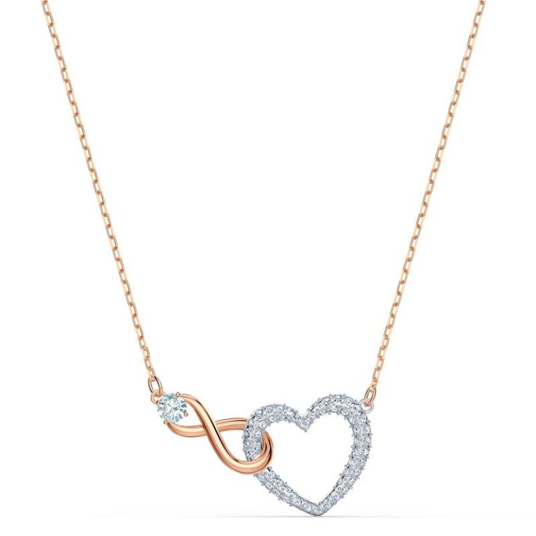 Swarovski ogrlica Hyperbola Infinity, Mix metal