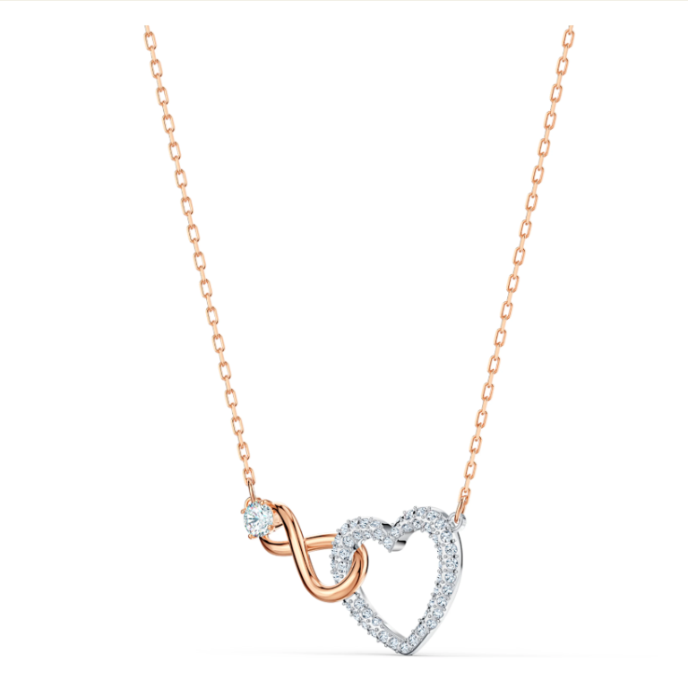 Swarovski ogrlica Hyperbola Infinity, Mix metal