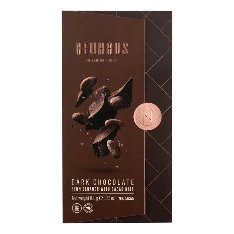Neuhaus tamna čokolada s kakaovim zrnima 100g