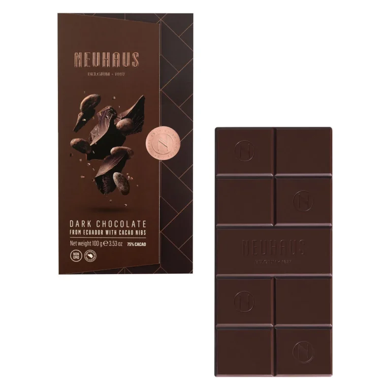 Neuhaus tamna čokolada s kakaovim zrnima 100g