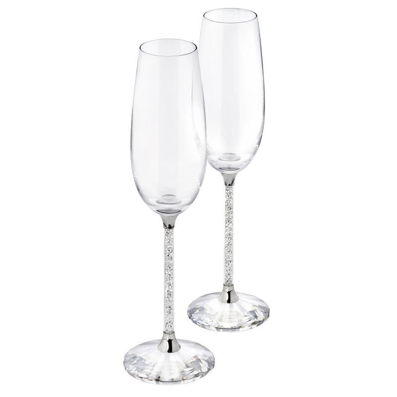 Swarovski čaše Crystalline Toasting Flutes (set 2 čaše)